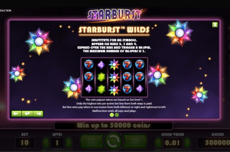 Starburst Featrues